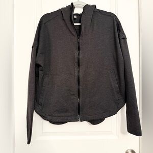 Free People Movement dark gray/black size medium active zip up hoodie